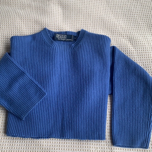 Ralph Lauren crop cotton sweater size M/L - Picture 8 of 9